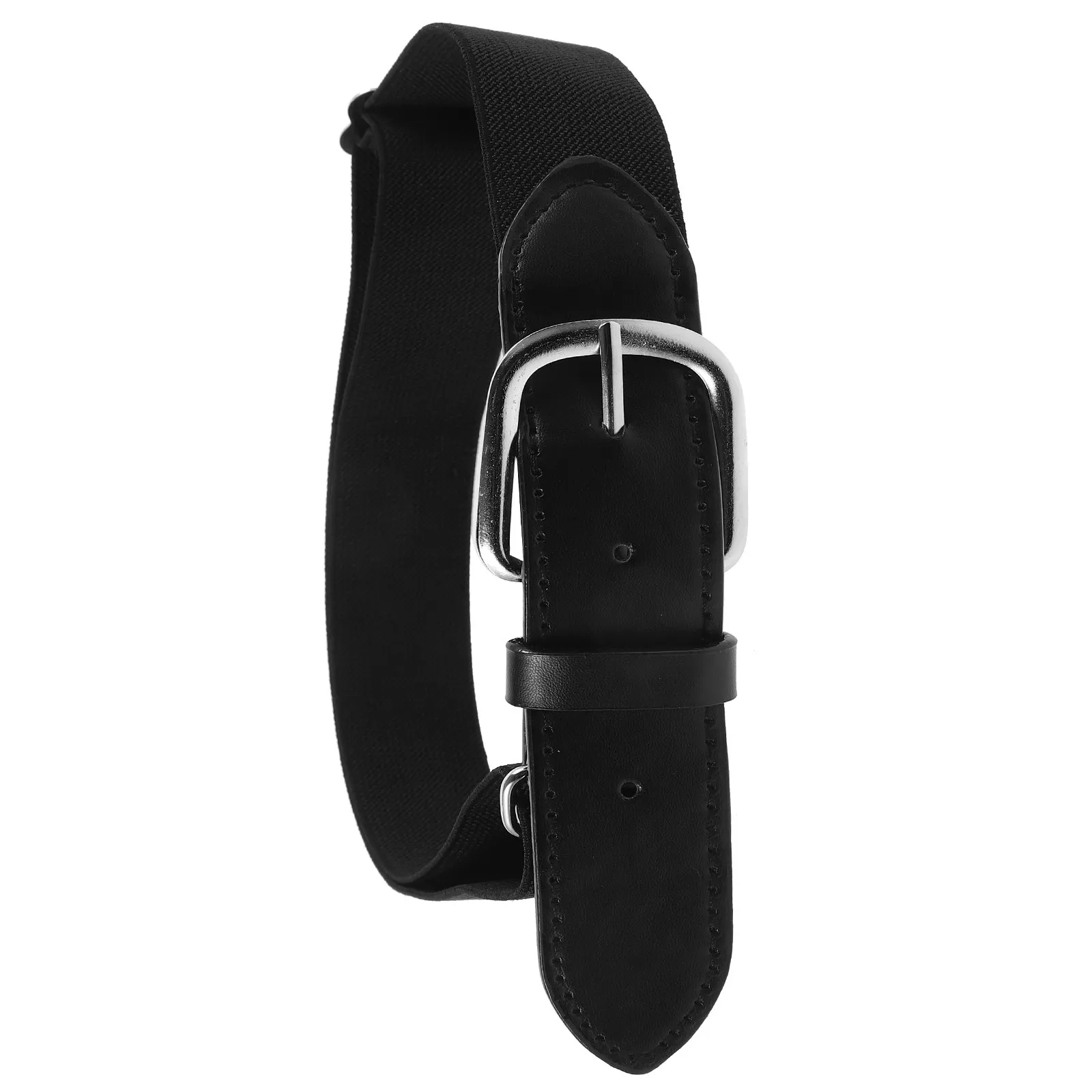 

Регулируемый бейсбольный пояс, черный эластичный нейлоновый пояс для молодежи, мужчин и женщин, для софтбола, спортивный, эластичный.