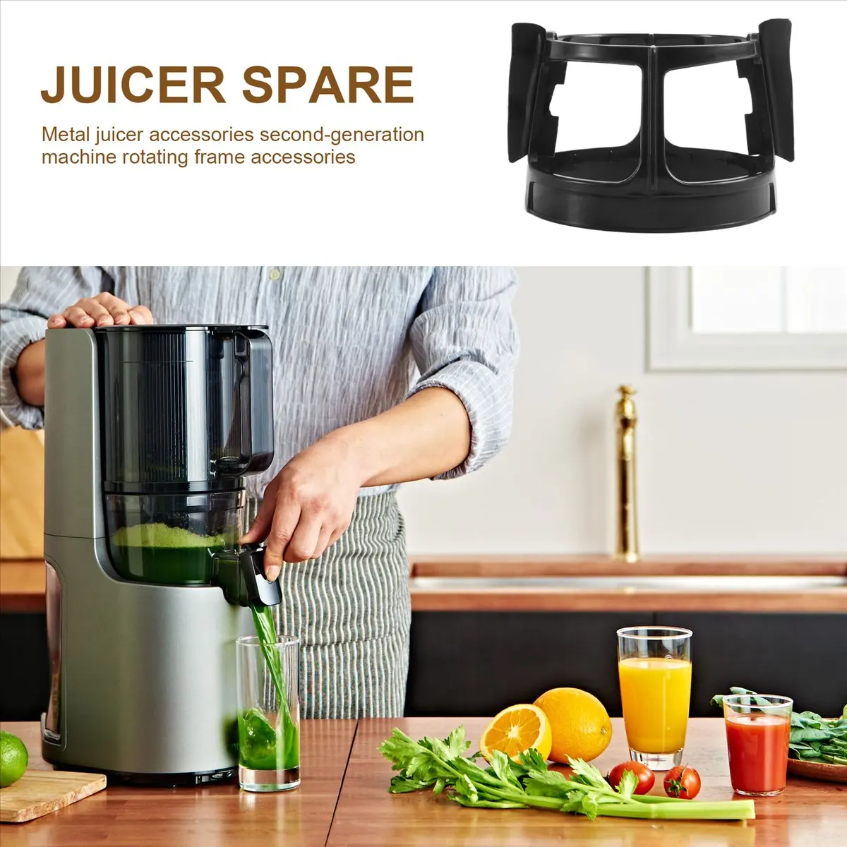 REST for / Elite Slow Juicer Spare Parts -600Wn Huo15Fr -Sbf11 -19Sgm -1100Wn Rotating Brush Holder Complete
