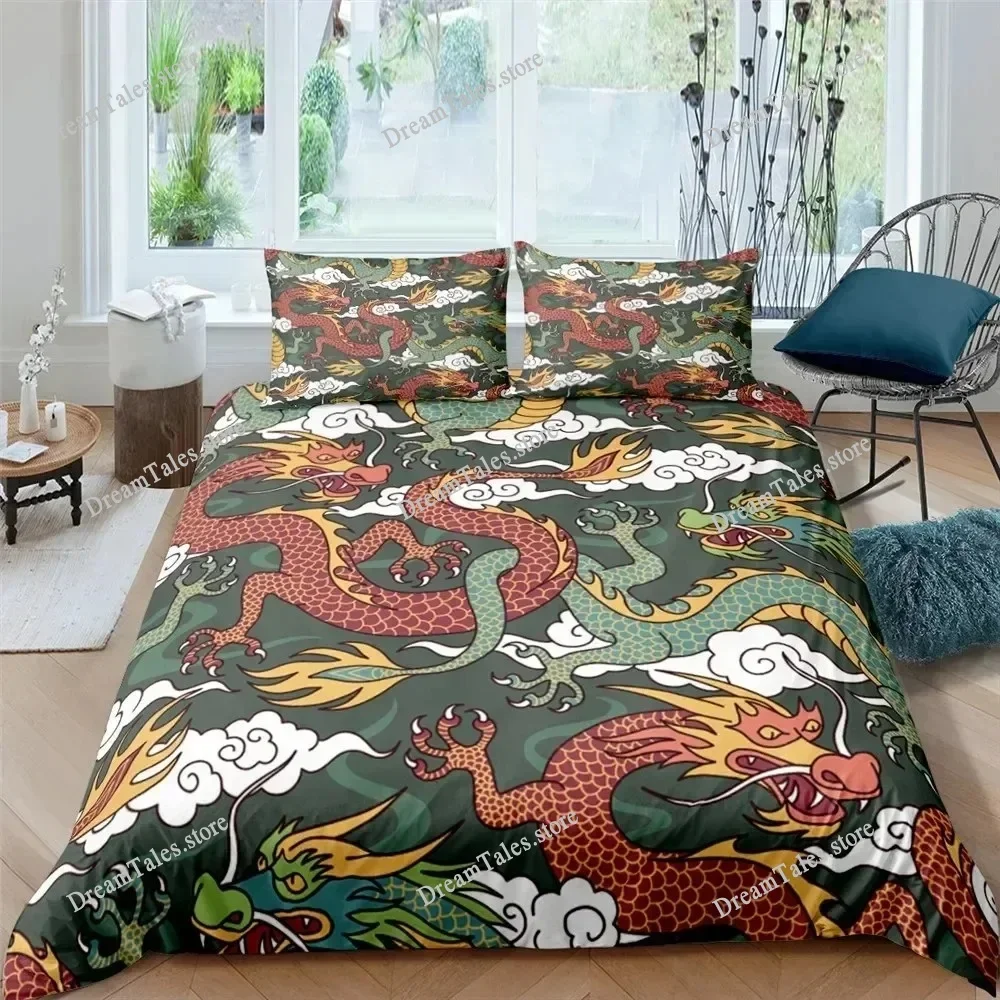 3D Print Mythical Dragon Bedding Set Boys Girls Twin Queen King Size Duvet Cover Pillowcase Bed Boys Adult Home Textileextile741 6