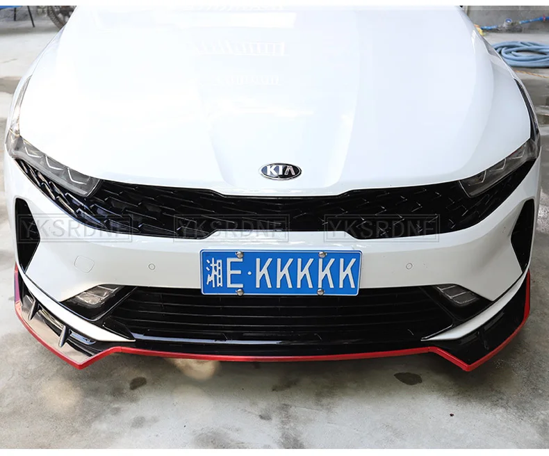 Splitter Deflector Protector Front Bumper Lip Chin High Quality Body Kit For Kia K5 DL3 Optima 2020 2021 Tuning Accessories