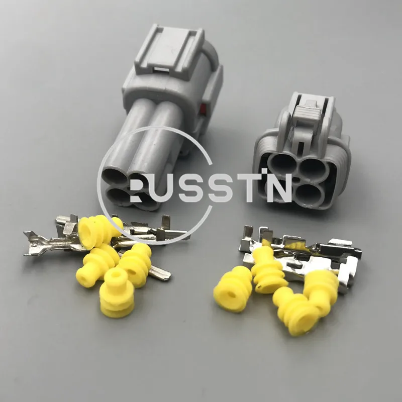 1 Set 4 Hole 91 Versiegelt Series 090 Socket AC Assembly Waterproof Automotive Connector 6185-1171 6188-0558