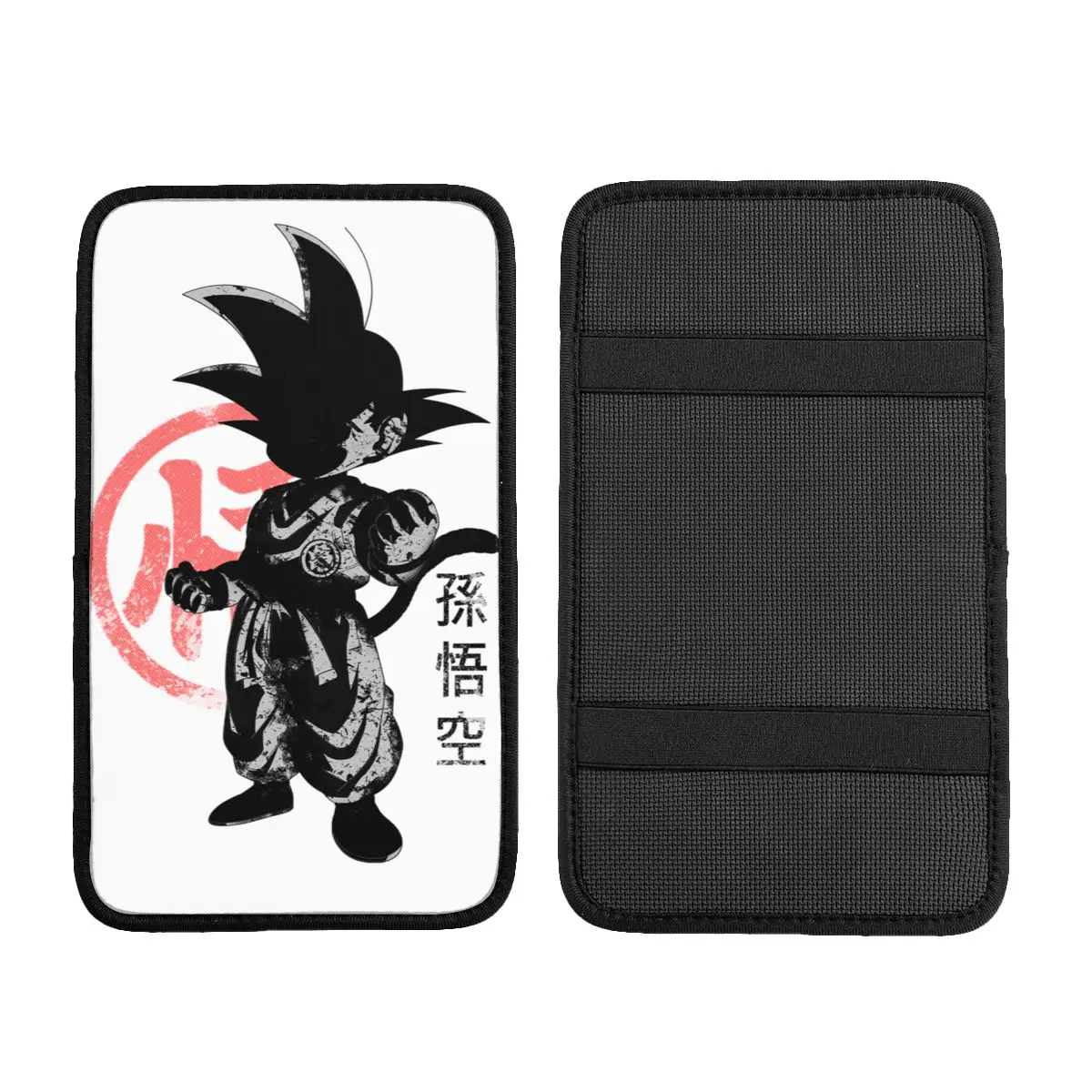 Dragon Ball Little Saiyan-funda para reposabrazos de coche, alfombrilla Universal para consola central, cojín Interior para coche