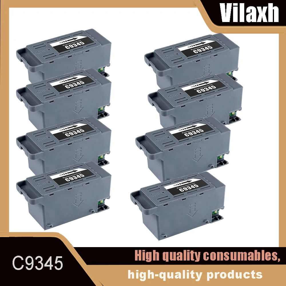 

4/8pcs C9345 Ink Maintenance Box for EPSON L15158 L15168 L15180 L8050 L8160 L8180 M15180L18050 M16680 ET-8500 8550 printer