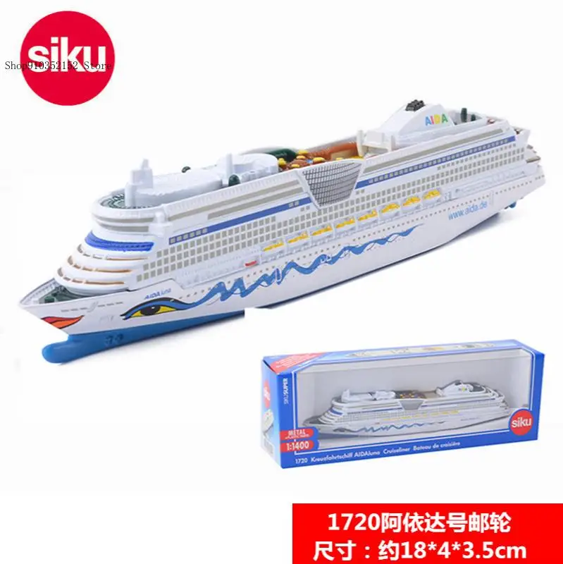 Cruise Ship Tourist Ship Simulation Alloy Model 1:1400 Queen Mary Luxury Cruise Ship Model