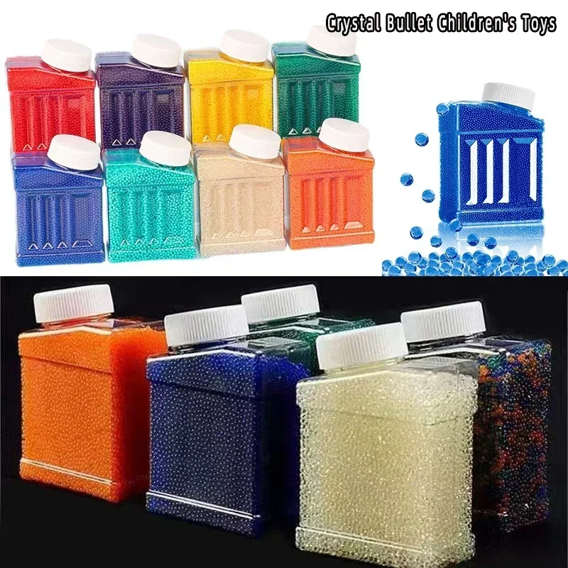 Bolas de mármores de água balas crianças pistola de água brinquedo 7-8mm bb pistola tampa armas pelotas brinquedo bombardeamento de água accessor