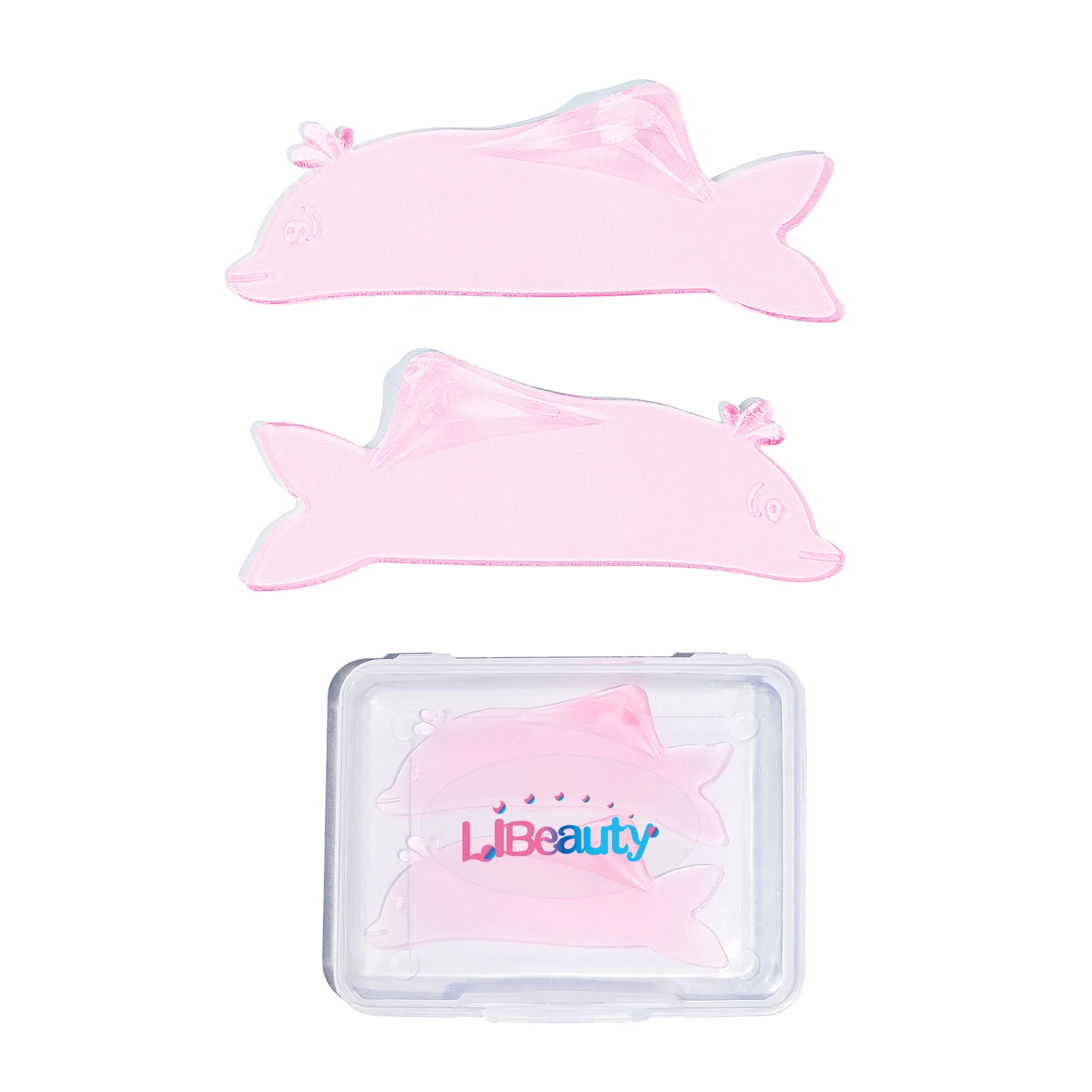 Libeauty Flat Lash Lift Shields Glueless & Super Sticky Silicone Pads Eyelash Perming Ultra Thin Lash Softening Rods Lash Lift