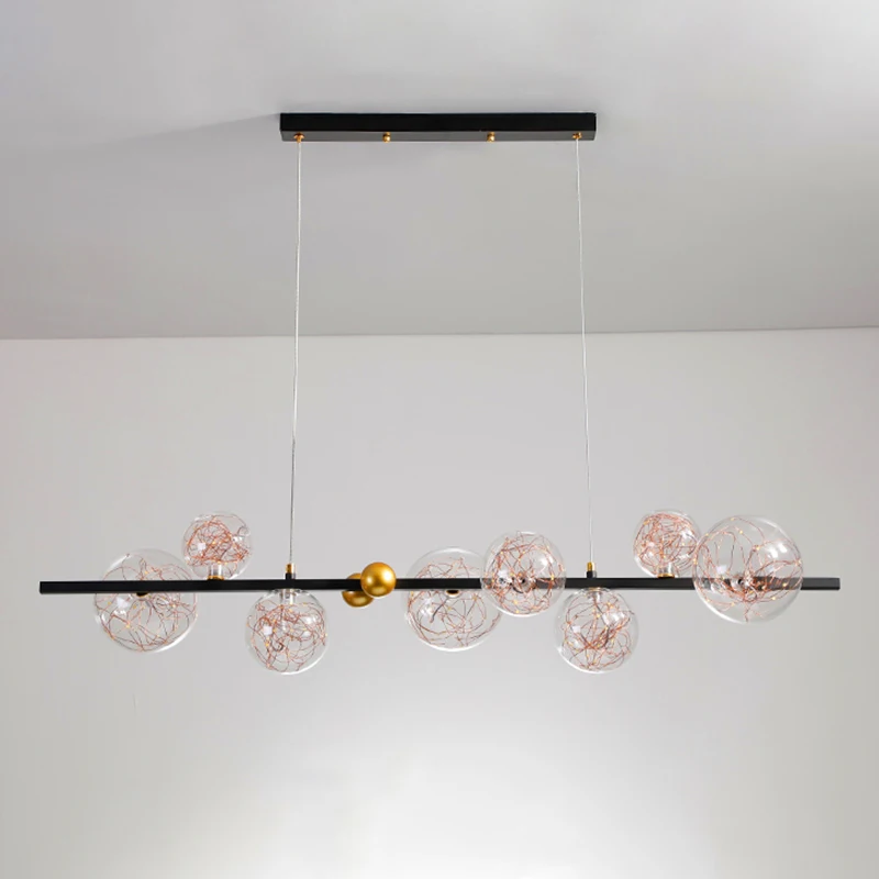 Modern dining room lamparas decoracion hogar moderno smart Pendant lights decoration salon Chandeliers for dining room