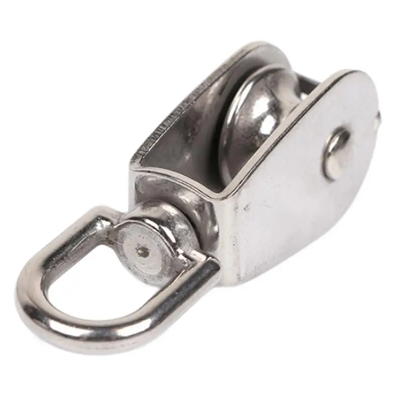 

Rope Pulley System Swivel Pulley Block Heavy-Duty Wire Rope Crane Pulley Versatile Rust-Proof M15/M50 Lifting Single Pulley For