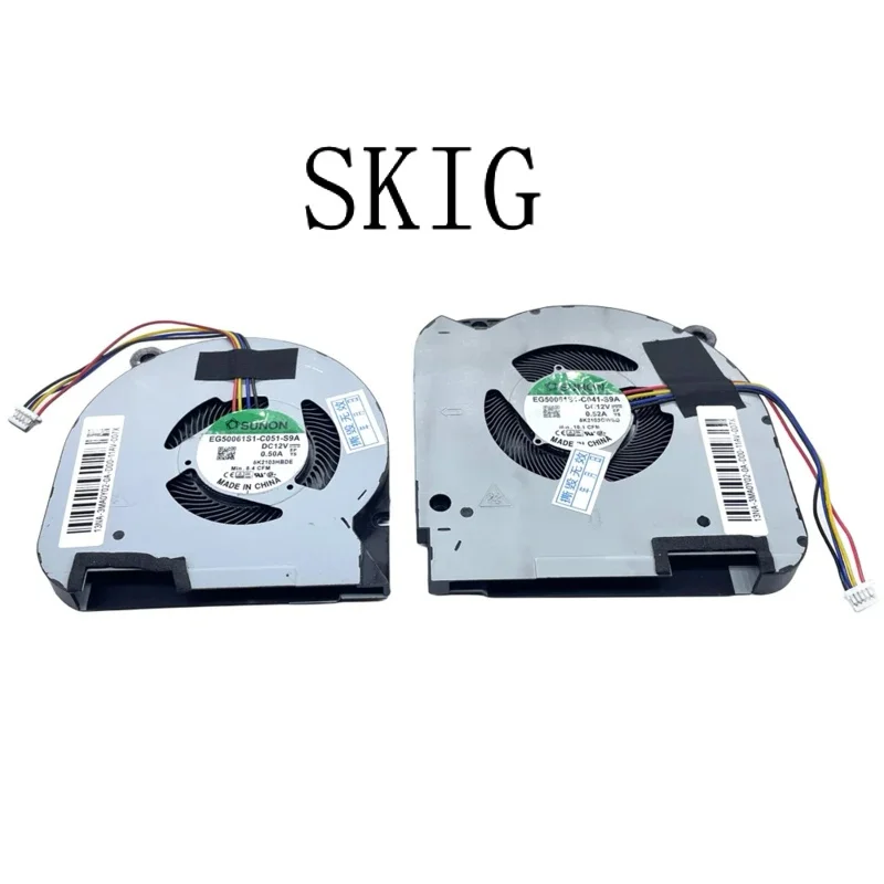 Imagem -03 - Ventilador de Substituição para Cpu Portátil Gpu Line Hole Dell g7 17 7700 G77007231blk P46e 2023 Series Novo