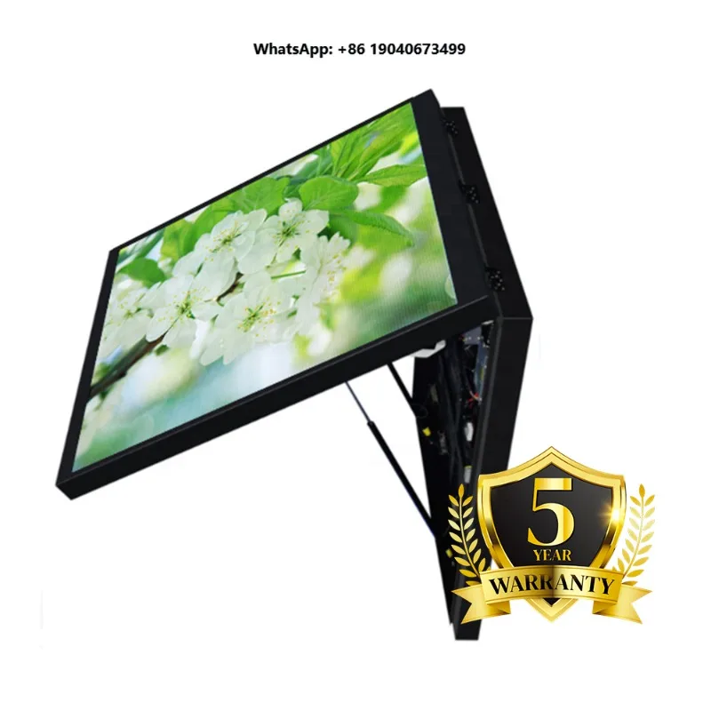 Outdoor Shop Wall Front Service P5 Signage Hanging Festival Led Panel Banner Display Signs Hydraulic Screen in Stock LJJ