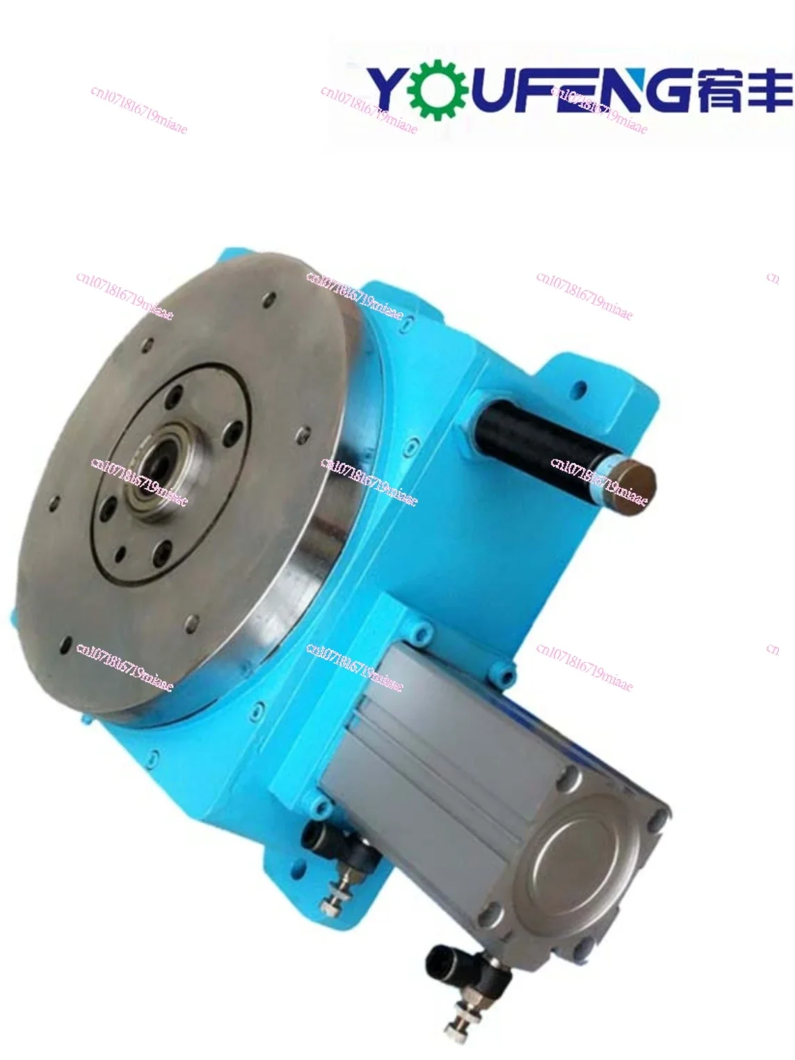 Pneumatic indexing disc automatic rotary table