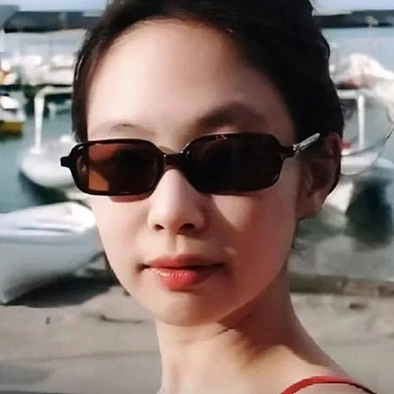 

Rectangle Shape Women Sunglasses Korean Stylish UV Protection Glasses Man Woman Outdoor Activity