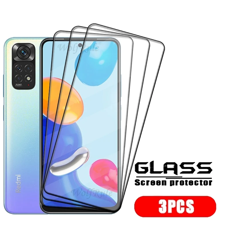 4/3/2/1PCS Volle Abdeckung Glas Für Redmi Hinweis 11 Glas Xiaomi Redmi Hinweis 11 Glas 9H HD Screen Protector Redmi Hinweis 11 Pro Plus 11S