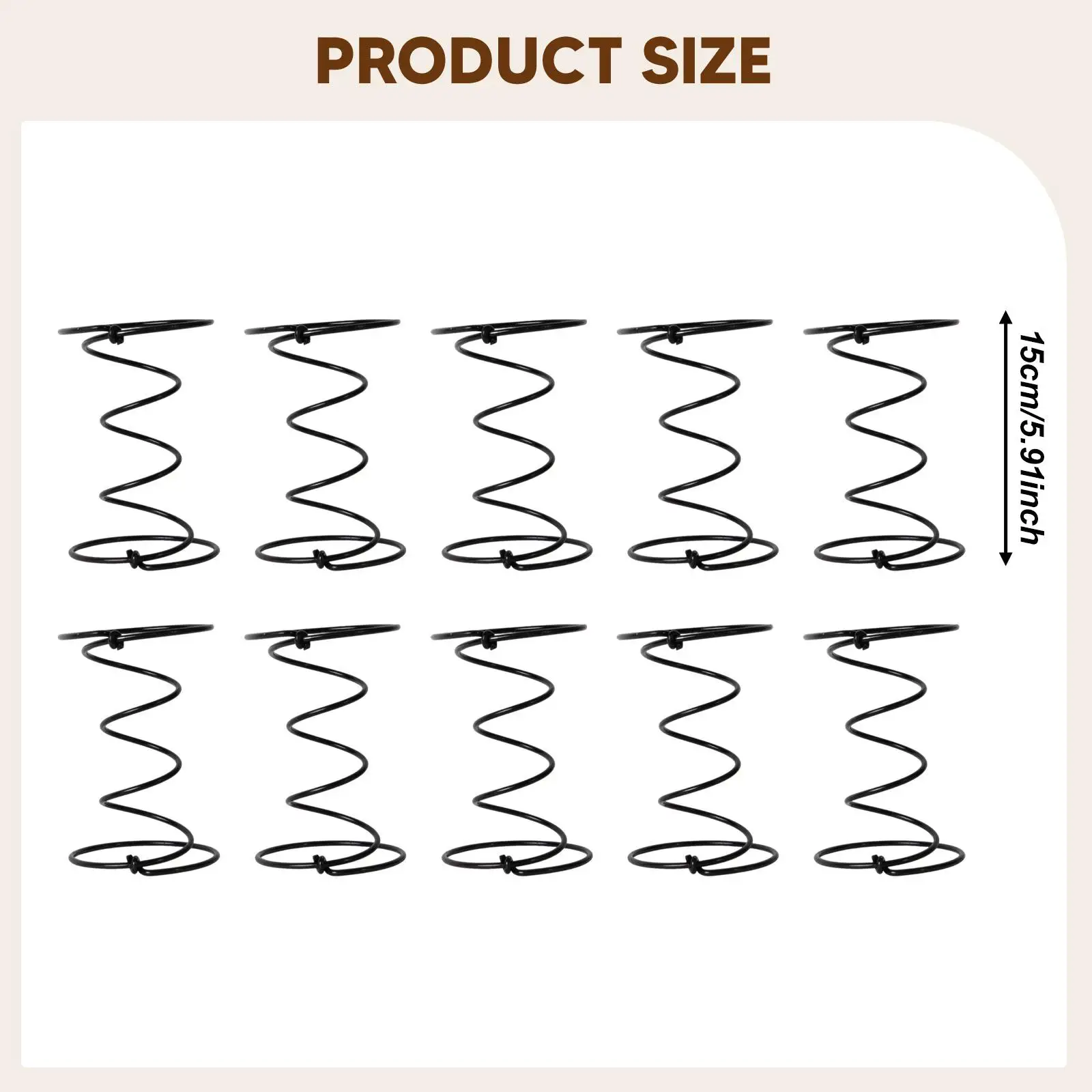 Metal Upholstery Coil Spring Furniture Hardware Adjustable Furniture Leveler Sofa Chair Spring for Living Room Couch Sofa