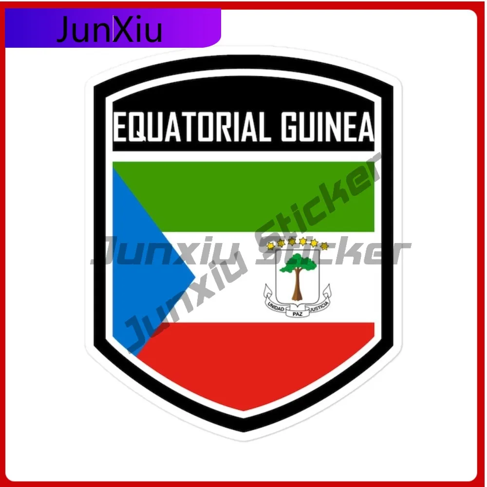 

Наклейки с флагом Экваториальной Гвинеи: креативные, современные, с сильным клеевым слоем, водонепроницаемые, виниловые, не выцветают.