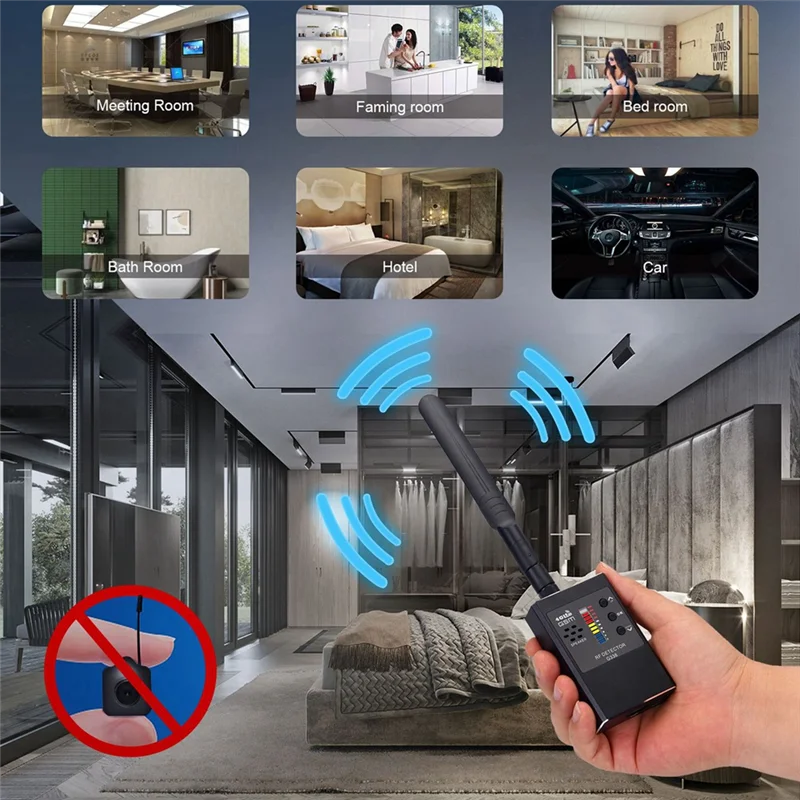 

L72A-Anti RF-сигнал, беспроводной объектив камеры, GPS-трекер, магнитное GSM-устройство, искатель сканирования