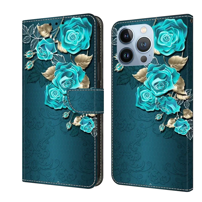 For iPhone 15 Plus Phone Case For iPhone 15 Pro Max Ultra 15Plus 15Pro Leather Cases Magnetic Flip Stand Cute Wallet Cover Capa