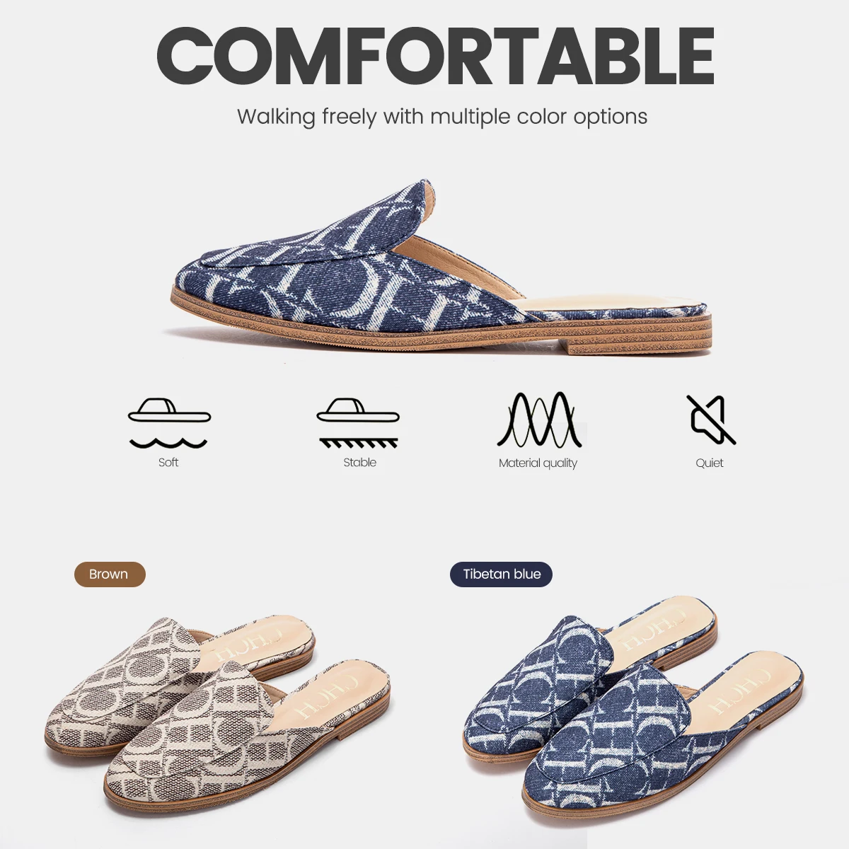 Luxury Summer New 2024 Slippers Women\'s Low Heel ShoesWomen\'s Sandals Non Toe Outdoor Slippers Beach Shoes
