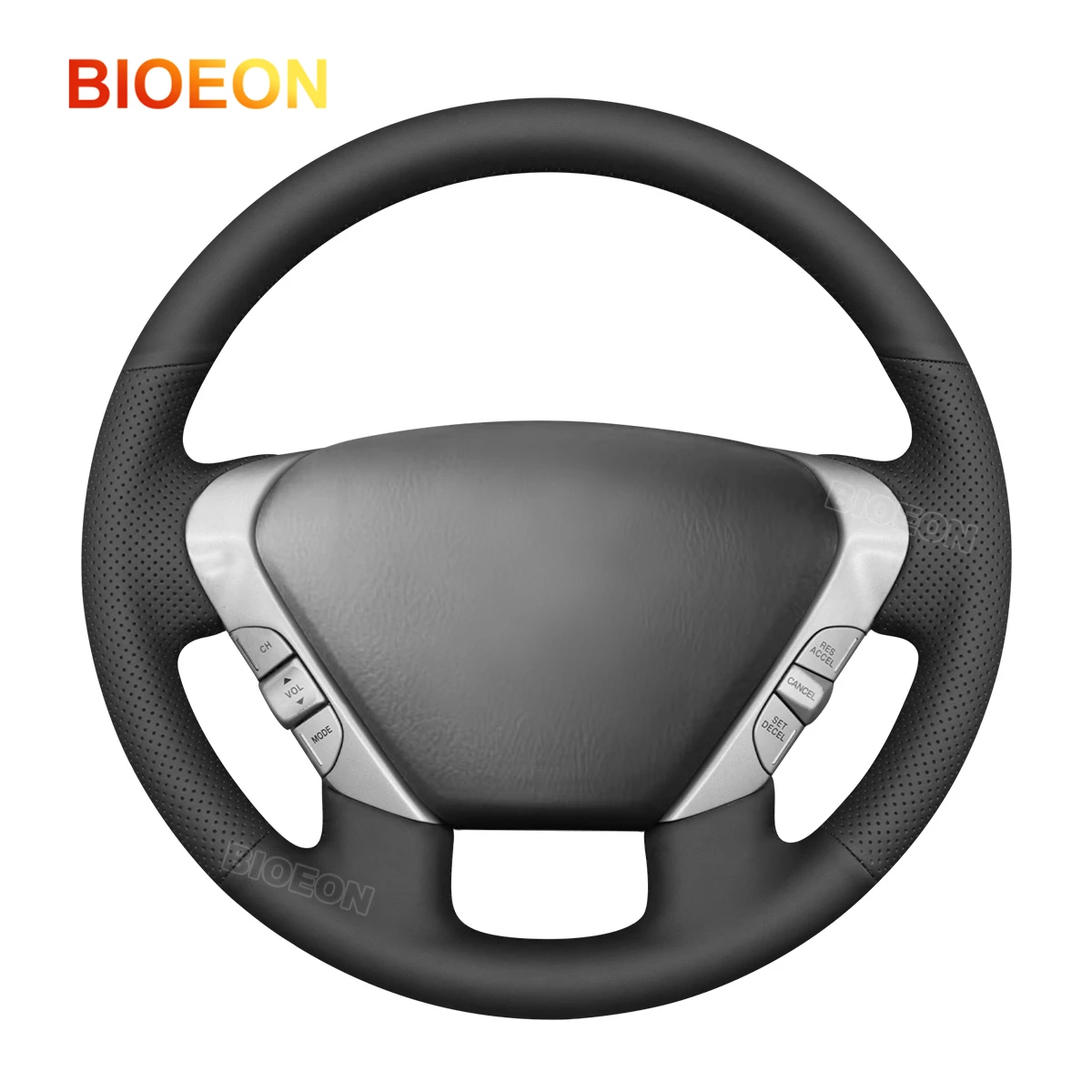 

Bioeon Leather Steering Wheel Cover Honda Pilot 2006-2008 for renovation and upgrading interior