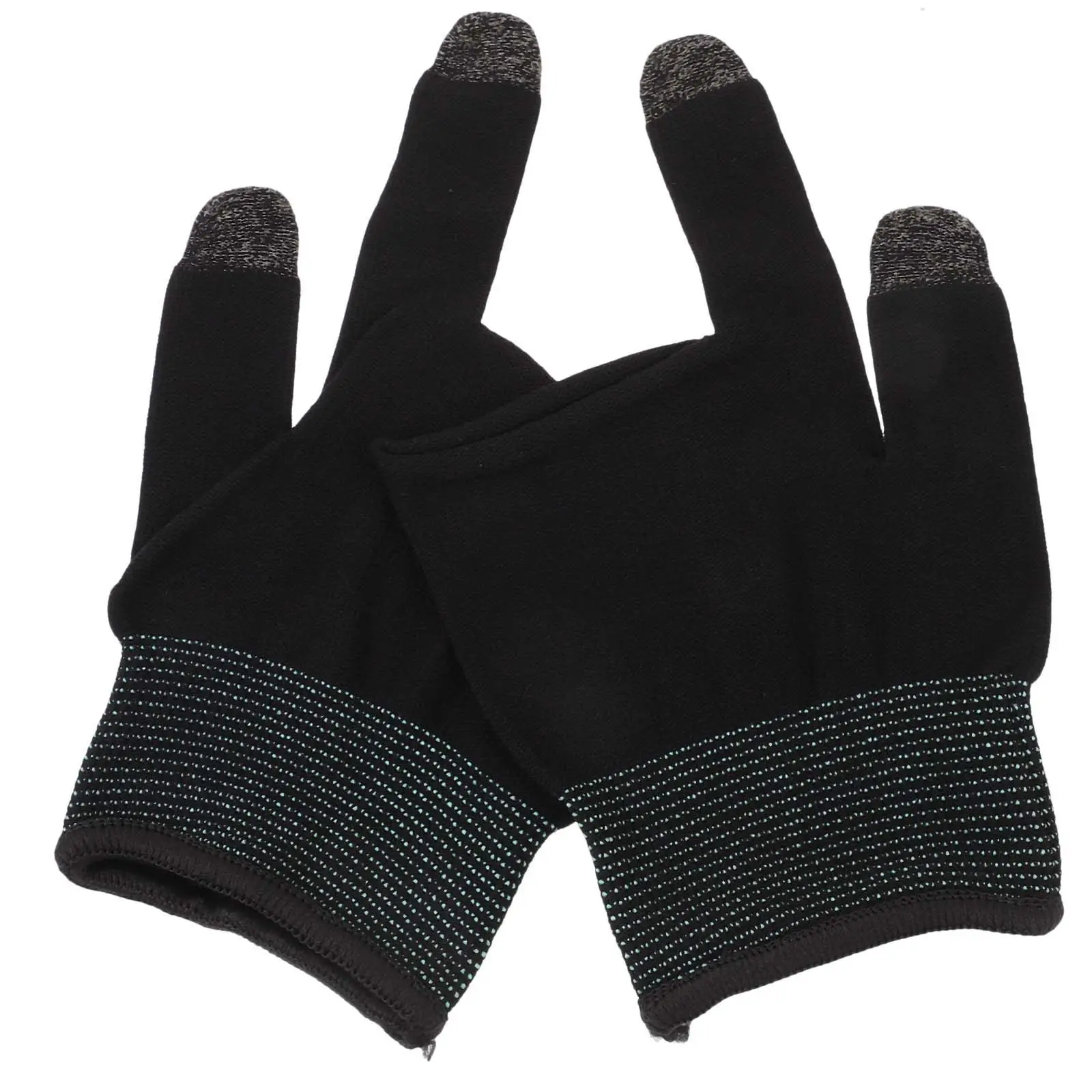 

1Pair Two-Finger Touchscreen Gaming Gloves Soft Skin-Friendly Elastic Non-Skid Phone Game Gloves for Gamers Portable