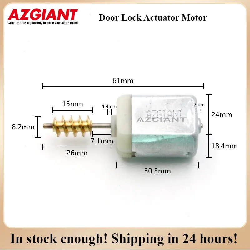 

Azgiant Motor From Door lock with adjusting motor for BMW 750i/750Li xDrive repair kit 12V DC 20107 903163 DIY CAR PARTS