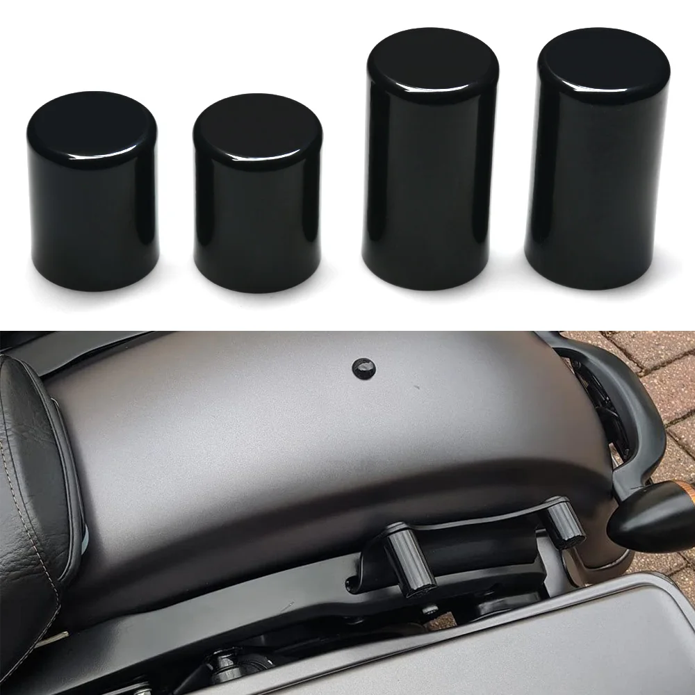 

Motorcycle Docking Hardware Point Cover 4pcs Magnet Cover Kit For Harley Touring CVO Electra Glide Street Glide Road King 09-25