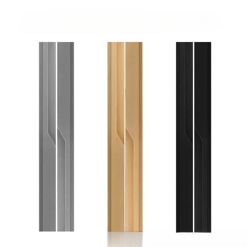 Black Lightning Long Furniture Handles 600-1800mm Aluminum Alloy Cabinet Handles Cupboard Door Handles Door Hardware