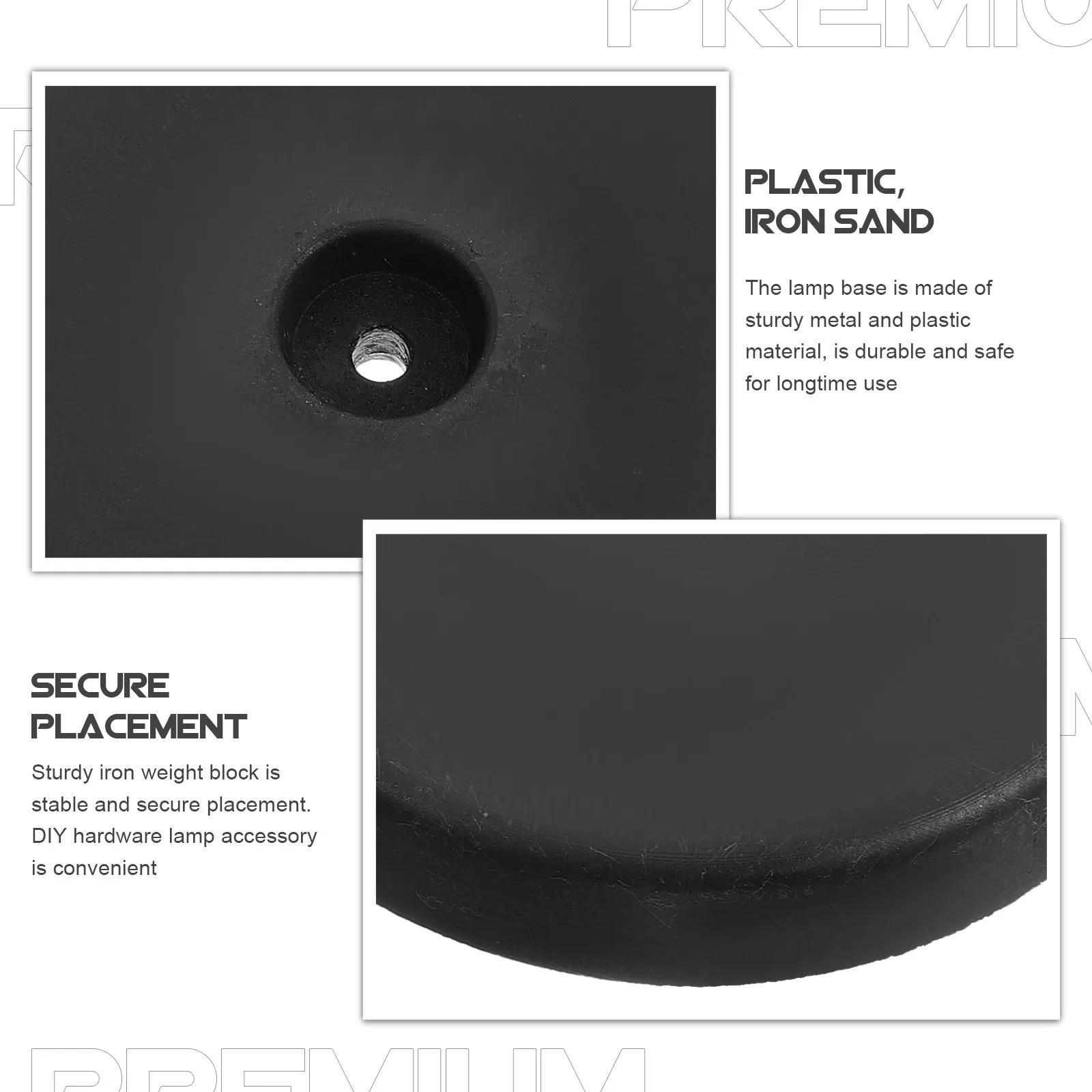 

Современное круглое основание для лампы из железа, подставка для напольного/настольного светильника, аксессуар для DIY-декора, основание для настольной лампы, декор для дома