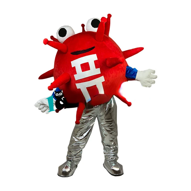 

Virus Mascot Fursuit Costumes Cartoon Mascot Stage Performance Costume Walking Puppet Animal Costume Costume