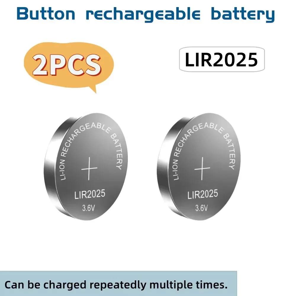 Rechargeable Button Cell Battery 10PCS LIR2032 LIR2025 LIR2016 LIR2430 LIR2450 For Watch Replacement Use