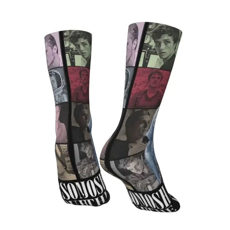 Josh Hutcherson Herren Crew Socken Unisex Kawaii 3D bedruckte Kleider socken