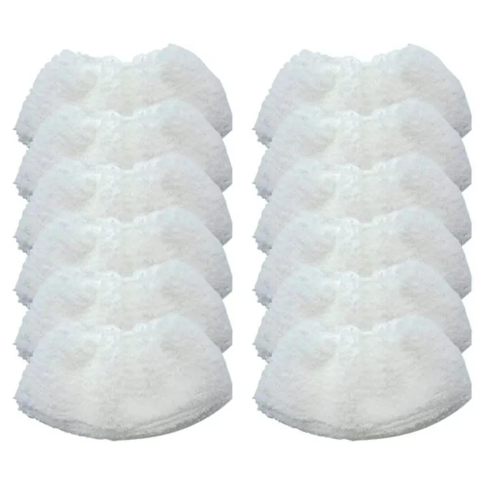 EAS-For Karcher SC1 SC2 SC3 SC4 SC5 CTK10 CTK20 Steam Cleaner Steam Mop Cloths Cover Replacement Accessories 12PCS