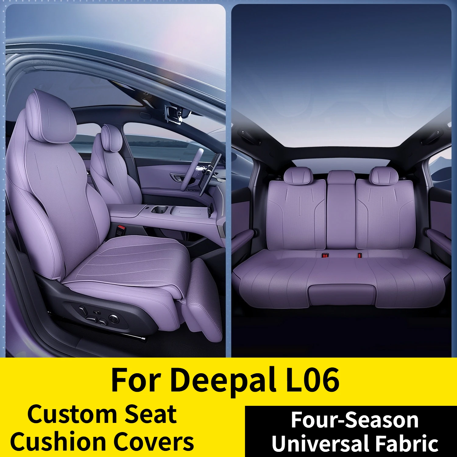 For Deepal L06 Four‑Season Universal Seat Covers Cushion Protector Interior Modification Auto Accessories