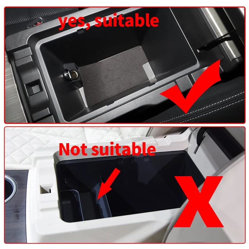 Armrest Storage Box For Nissan Murano Z52 P42M 2015-2022  Flocking Central Control Non-slip Organizer Container Accessories