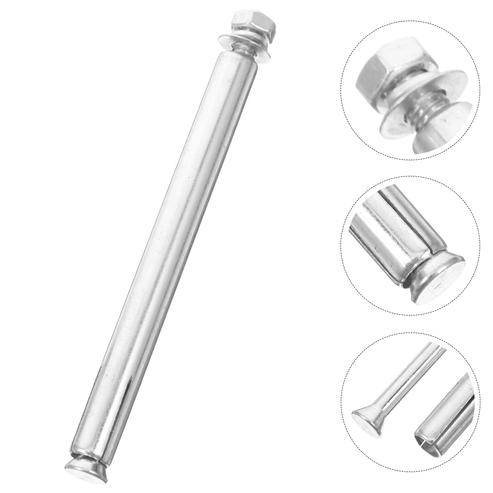 10pcs Galvanized Heavy Duty Screws Furniture DIY Multi-Use Bolts Multi Use Expansion Bolts For Fastening Anchor Nuts