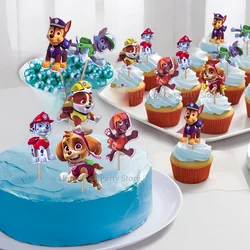 PAW Patrol Cake Topper Dog PAW Party Happy Birthday PAW Patrol Cupcake Decoration Baking DIY Supplies PAW Patrol party Favors