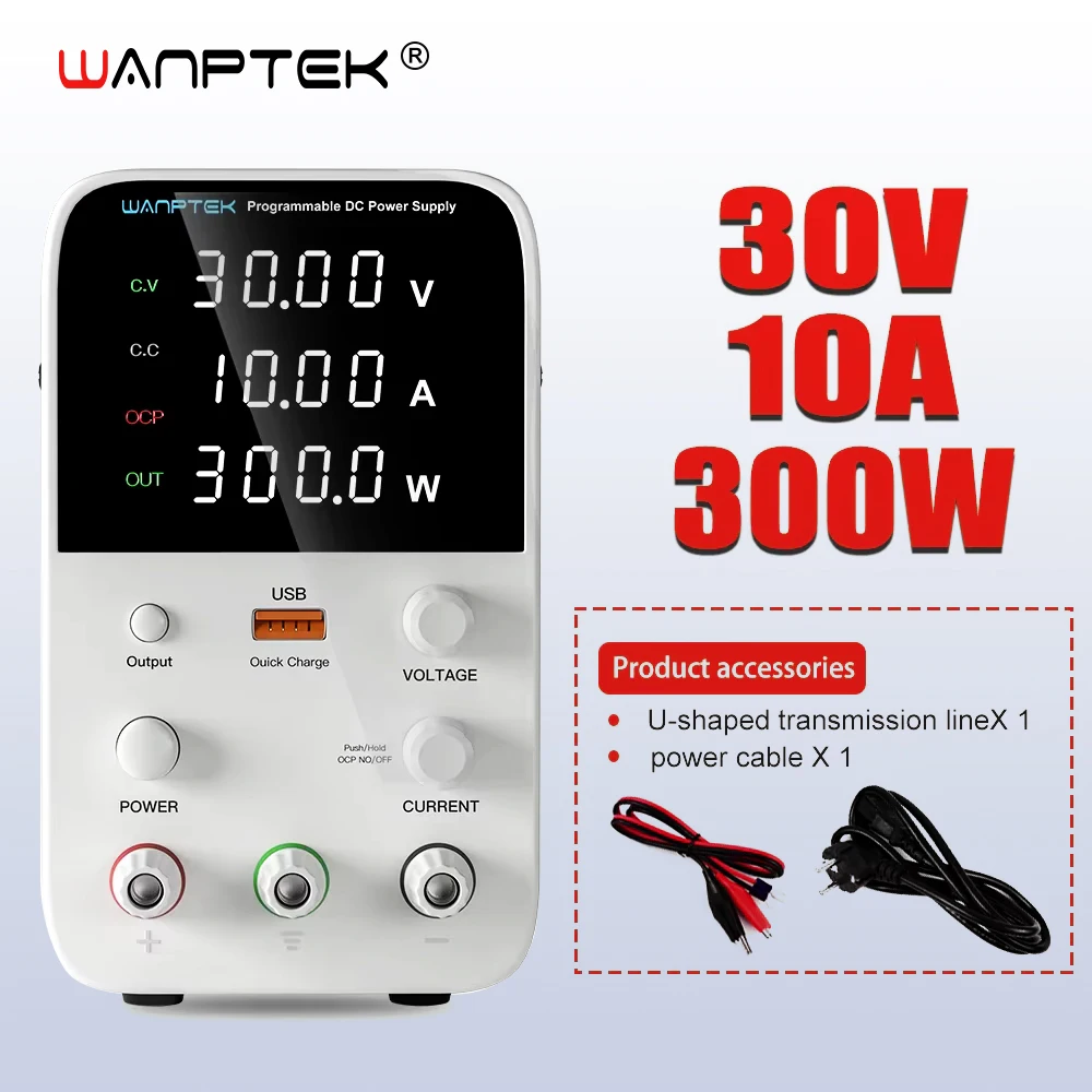 30V 10A 60V 5A DC Lab Power Supply Regolatore di alimentazione DC regolabile Alimentatore a commutazione Alimentatore da banco 220V/110V