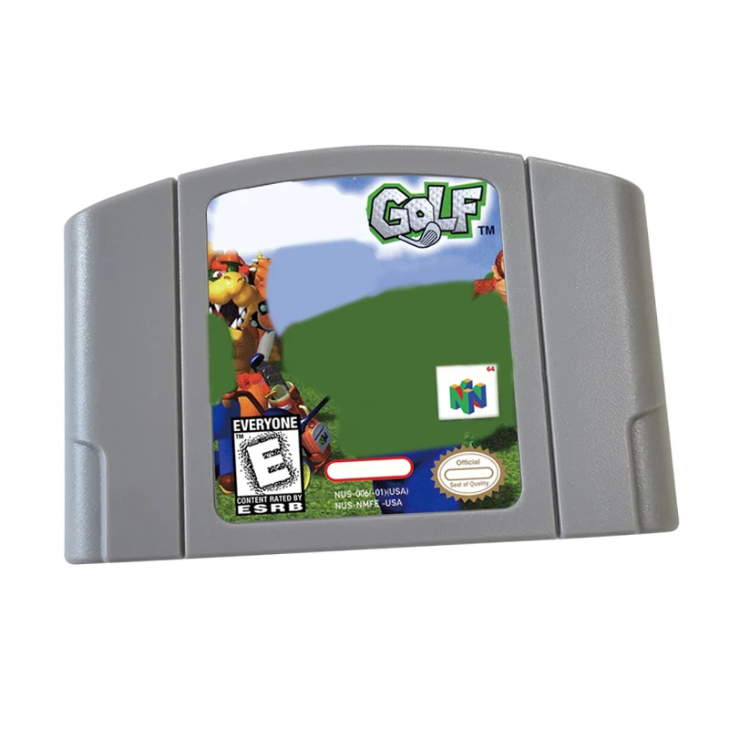 Mar Golf 64 Bit Game Cartridge USA NTSC version For N64 Consoles