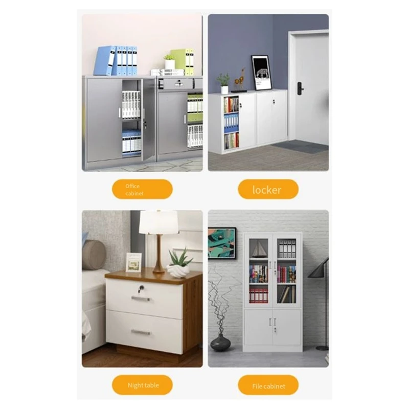 Office Desk Drawer Lock Zinc Alloy Anti Theft For Furniture Cabinet Door Lock File Cabinet Lock Same Key