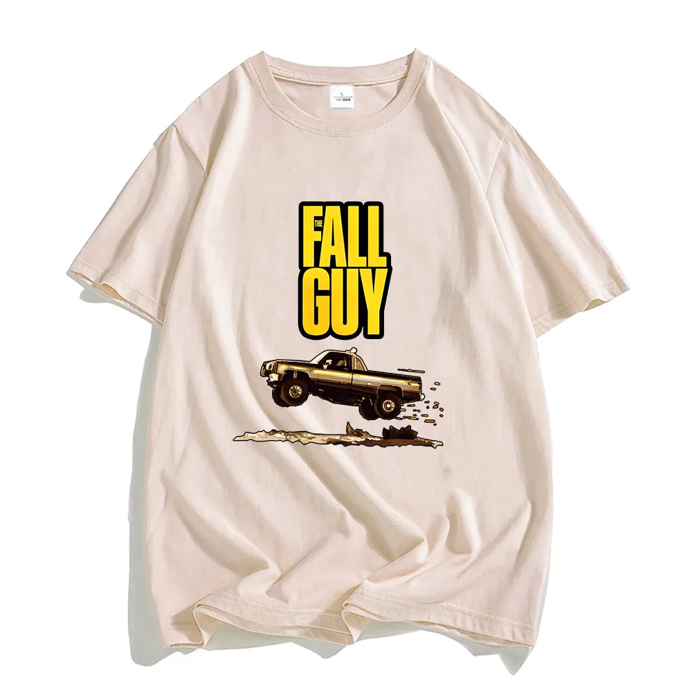 The Fall Guy Movie T-shirts Short Sleeve Cotton Men/Women Tee-shirt Ropa Hombre Hip Hop Streetwear Casual Summer O-neck Tees Top