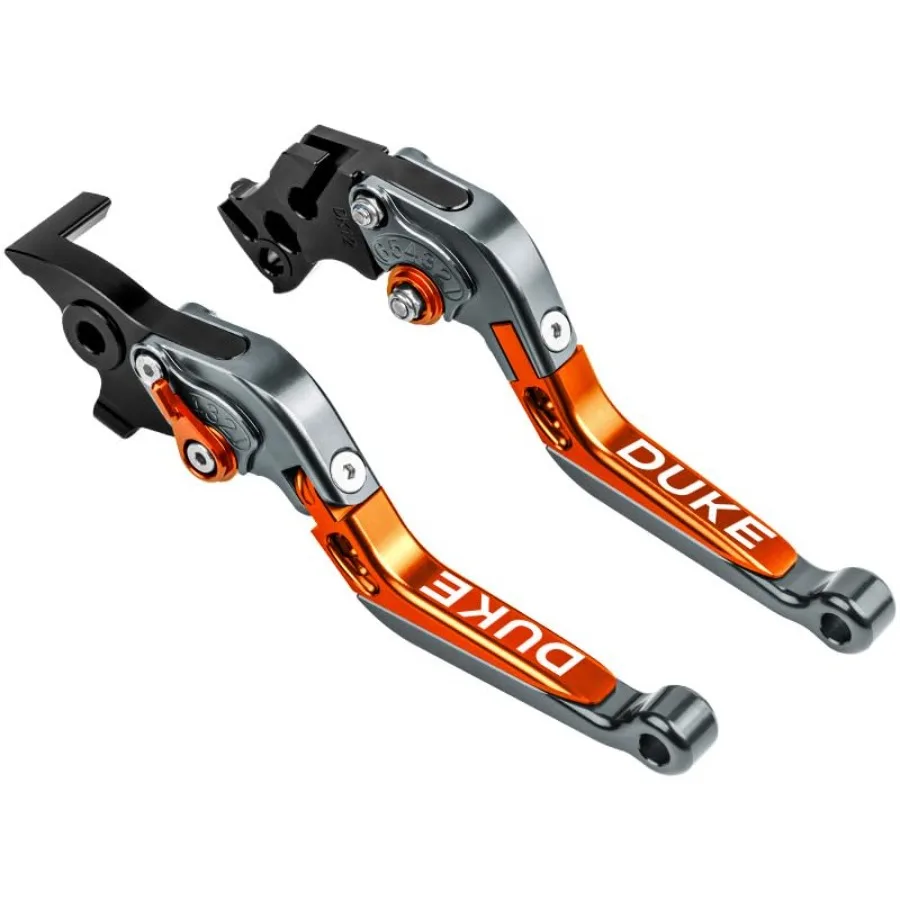 Para Duke 390/250/200/125 2010-2024 2023 palanca de freno de motocicleta juego de palanca de embrague palancas protectoras de mango plegable diseñadas para mejorar