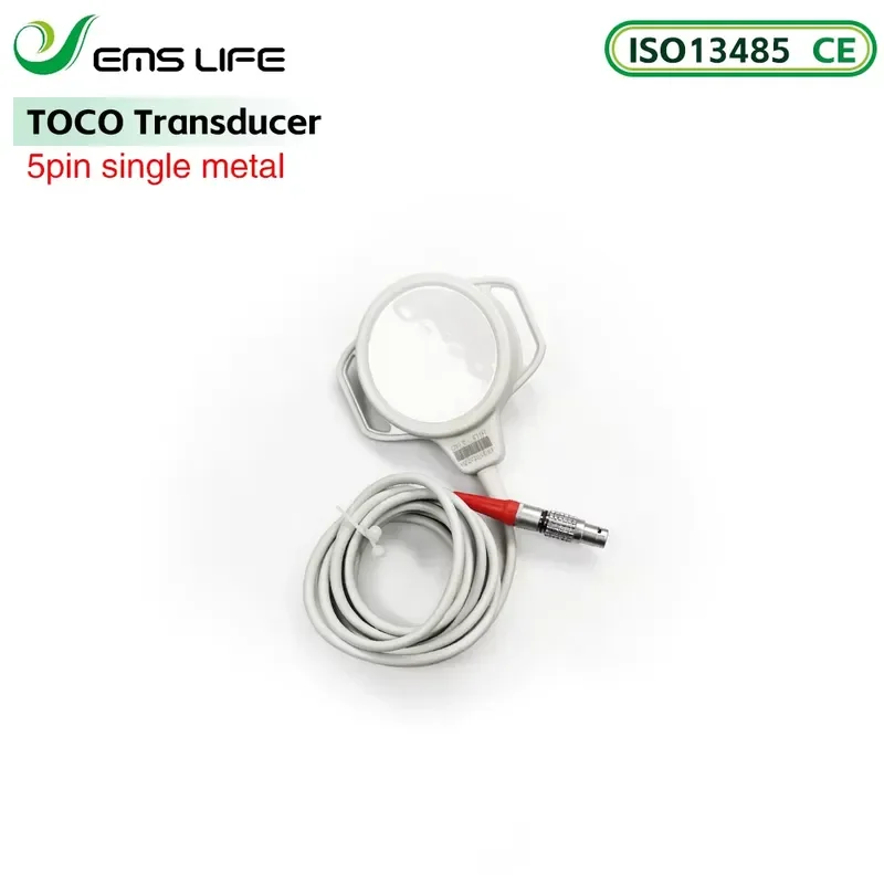 EMSLIFE Compatible FHR Transducer Probe Fetal Heart Rate with EOS Disinfecting
