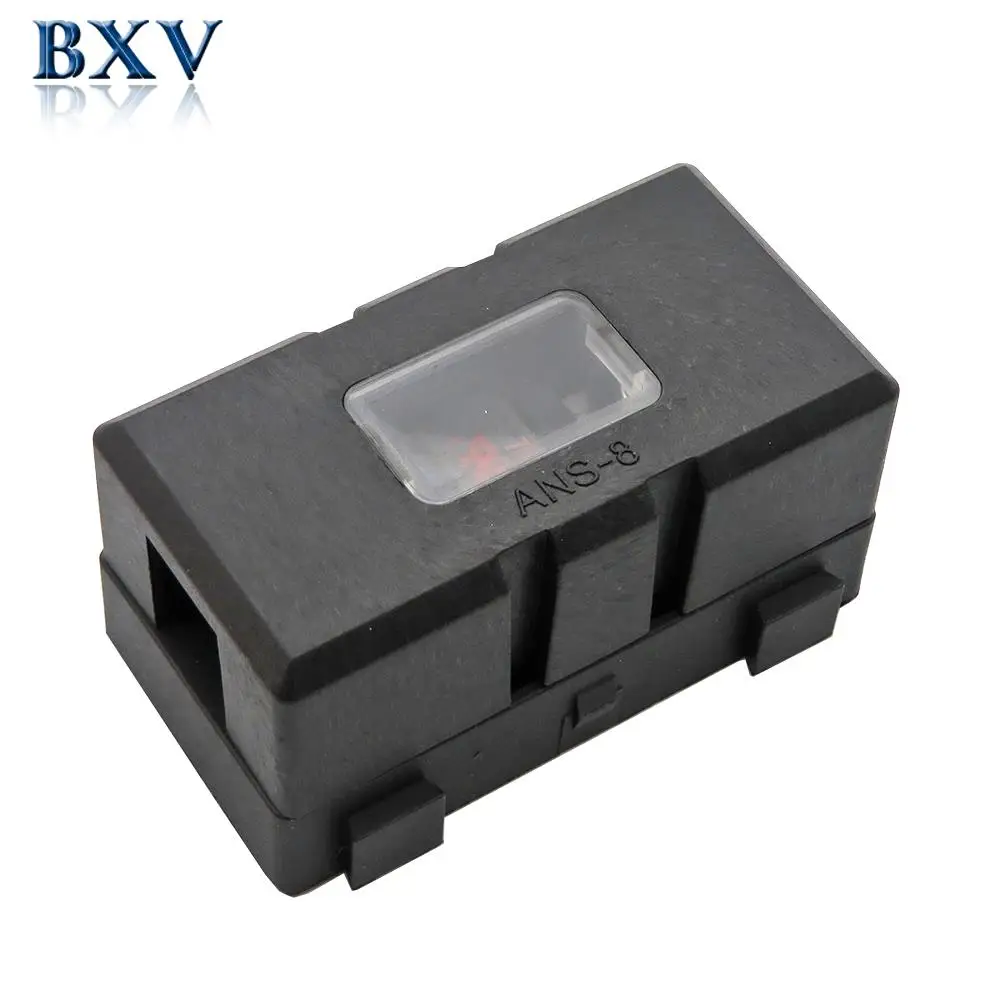1PCS 52x27.5mm ANS-8 Trumpet Fork Plug Type The Fuse Holder Safety Plate Base Car Carrier Fuse Box Bolt Type