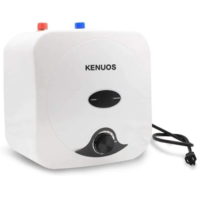 

KENUOS Electric Mini-Tank Water Heater 1.5KW 2.5-Gallon 9.5L Shelf, Wall or Floor Mounted 110/120V Small Compact Tank Storage