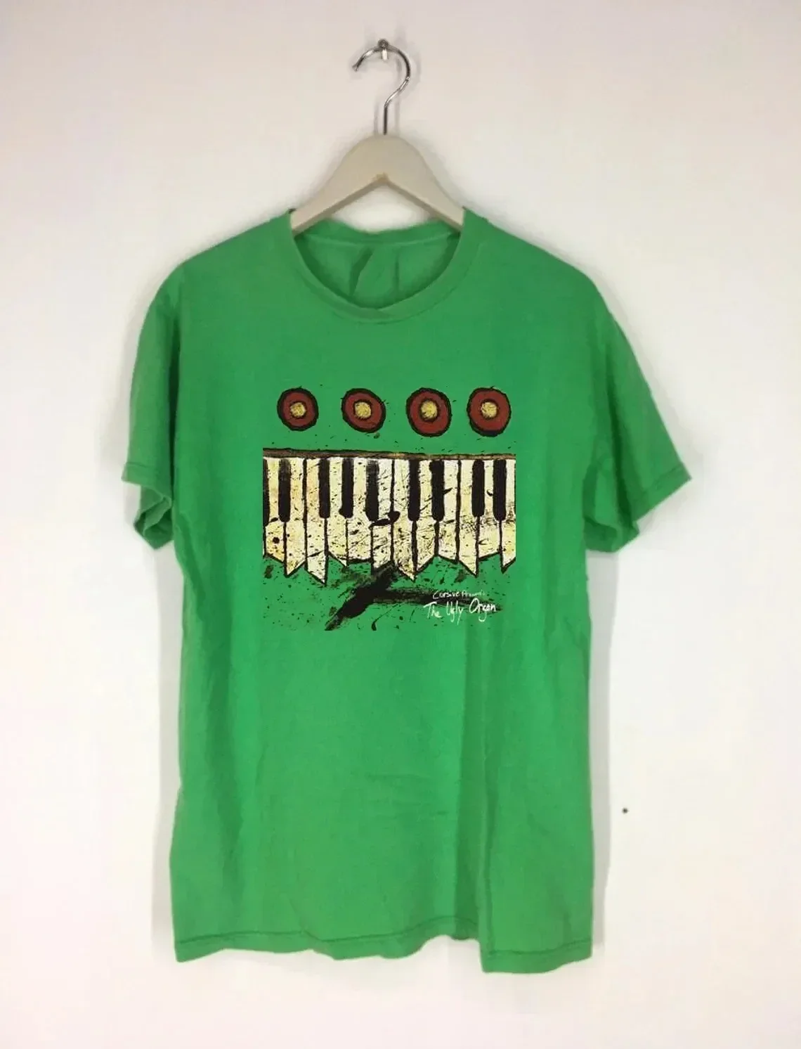 Cursive BAND The Ugly Organ Green T Shirt Size S-5XL AL1024