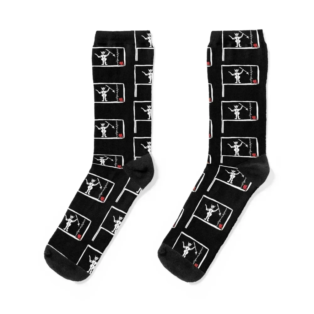 

blackbeard's flag Socks Antiskid soccer sports and leisure hiking custom Men's Socks Women's