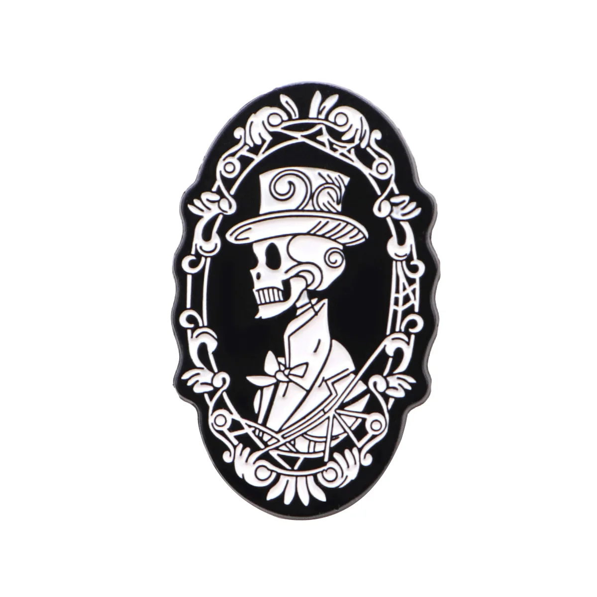 عشاق الهيكل العظمي المينا دبابيس دبابيس امرأة الرجال حقائب الظهر شارة موضة التلبيب مجوهرات أصدقاء هدايا الهالوين