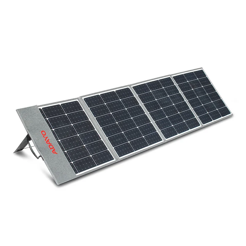 

Manufacturers Portable 200W Monocrystalline Folding Solar Panels for Camping Hiking Traveling Power Station