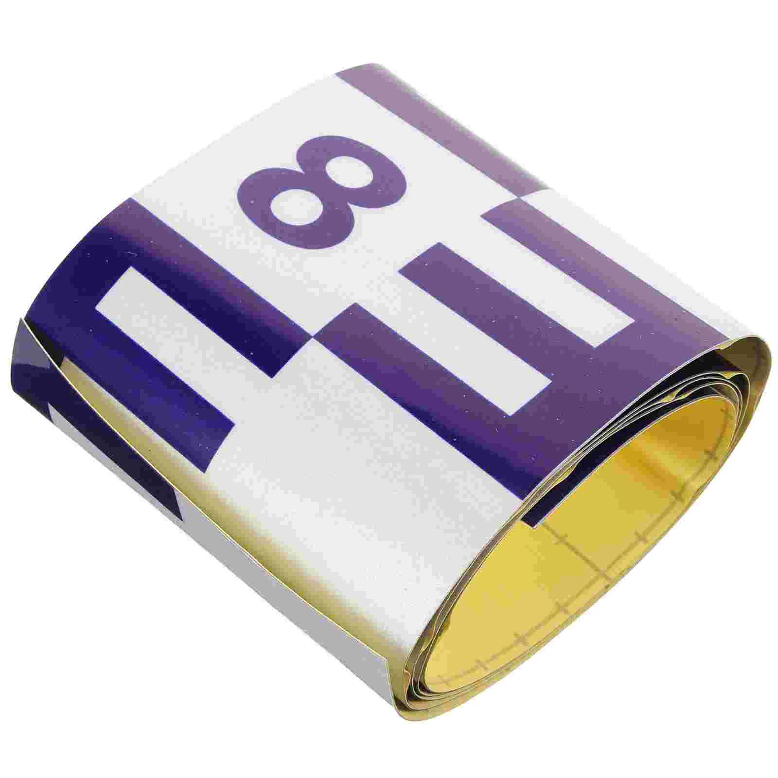 Decal Stickers One Meter Water Depth Ship Level Scale Tide Observation Self-adhesive Gauge for Reminders Tool Boat