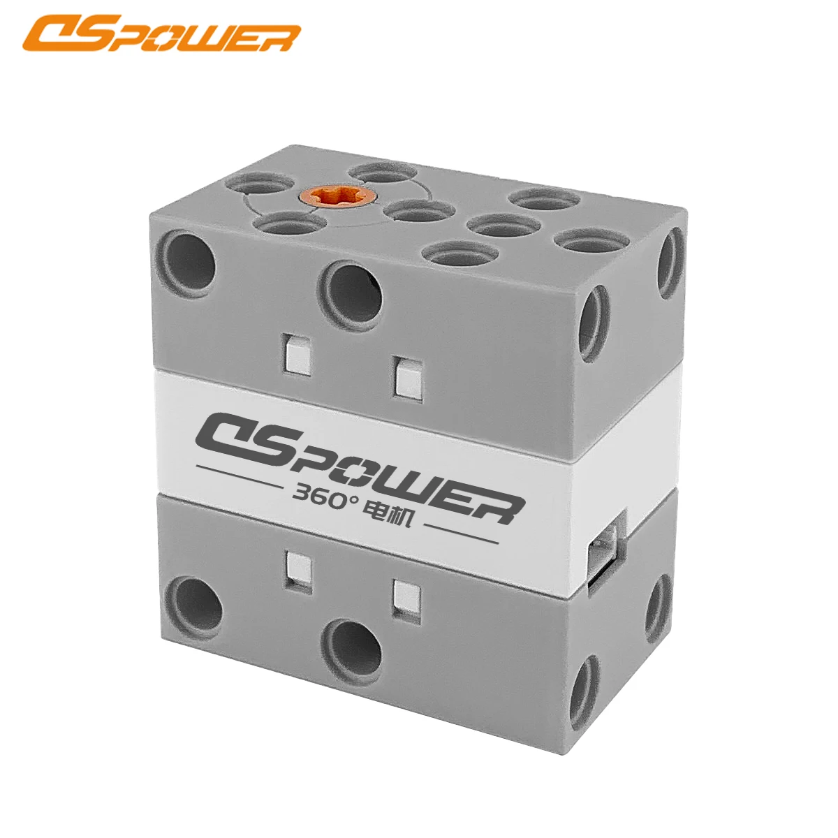 DSpower 1/5/10/20PCS 2KG 360° Servo Programming Building Block Porous Bit Bidirectional Output Programmable for Robot STEM Toy